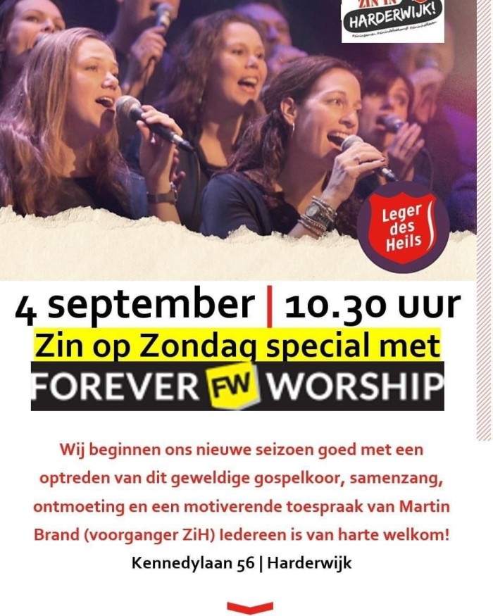 Flyer kerkdienst 4 september